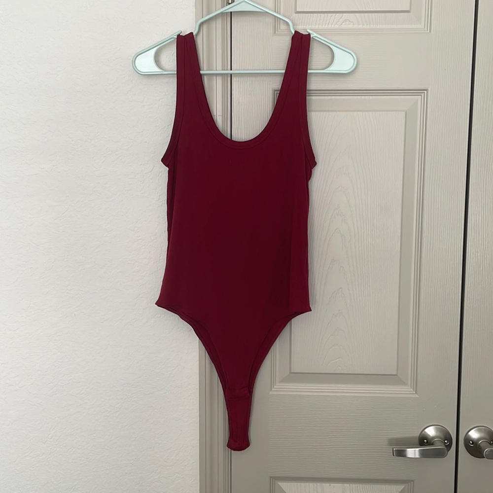 (5 for $25) red bodysuit